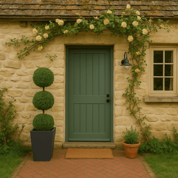 Marliam Small Granite Fibre Clay Plant Pot – 24 x 47 cm Durable Planter
