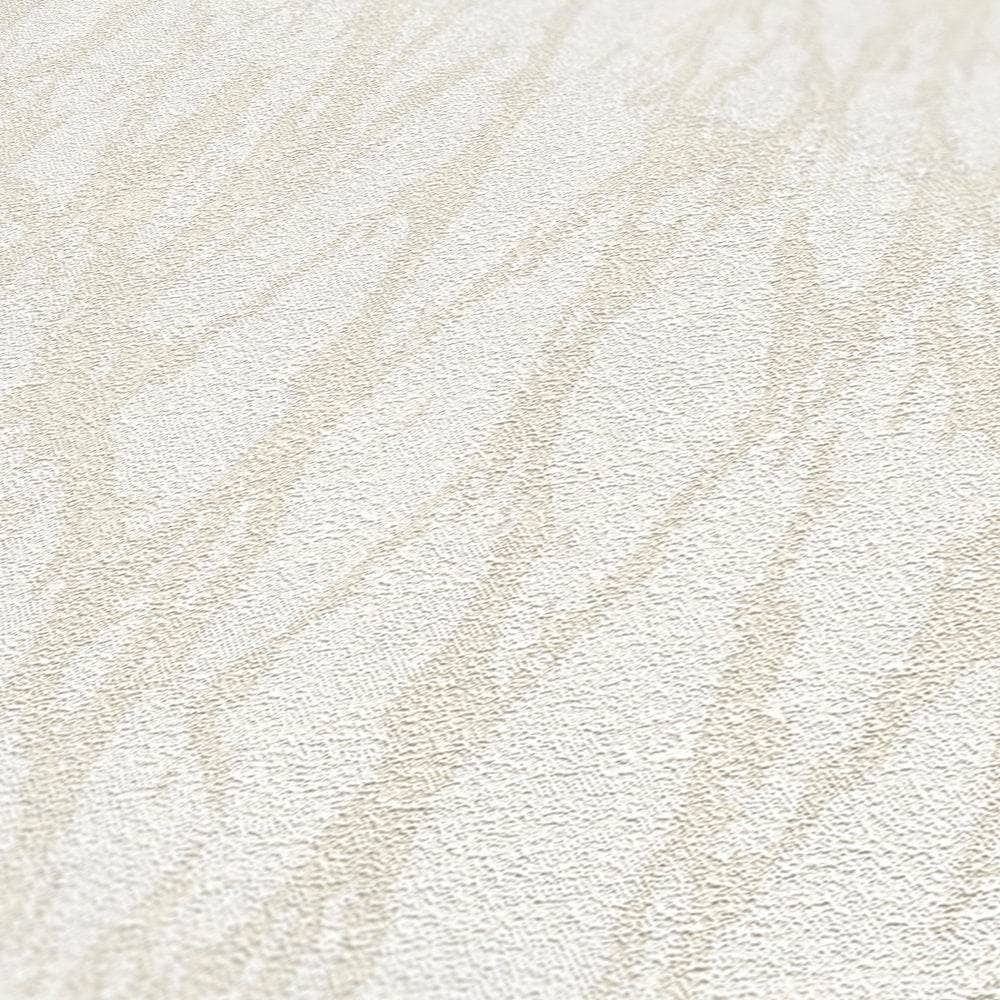 Marliam Amber White Metallic Wallpaper – Elegant B34 Textured Design - Image 4