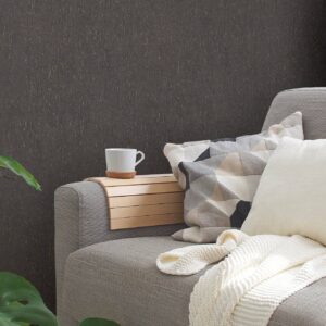 Marliam Amber Grey Metallic Black Wallpaper – Stylish B35 Textured Design