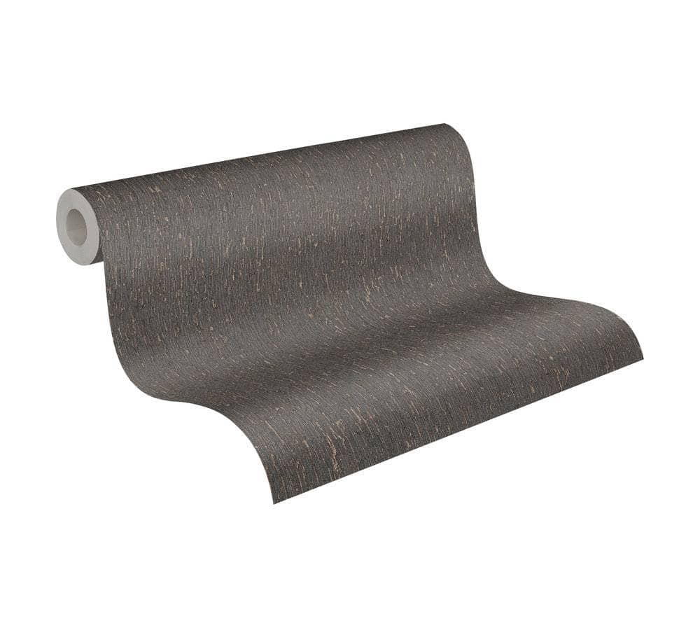 Marliam Amber Grey Metallic Black Wallpaper – Stylish B35 Textured Design - Image 5