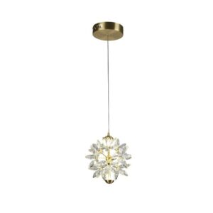 Marliam Satin Brass LED Pendant Light – Modern Elegant Ceiling Fixture