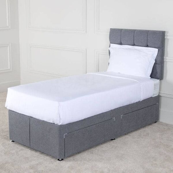 Marliam Titanium Diamond Single Divan Bed Set – Stylish & Comfortable - Image 3