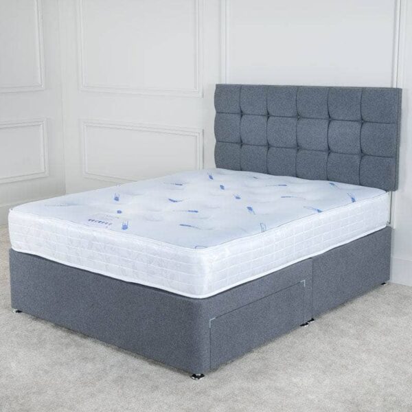 Marliam Titanium Diamond King Divan Bed Set – Modern & Comfortable - Image 3
