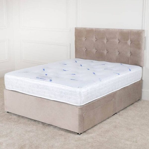 Marliam Coffee Diamond King Divan Bed Set – Elegant & Spacious - Image 3
