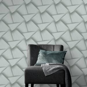 Marliam Graphic Green Wallpaper – Bold B46 Modern Wall Design